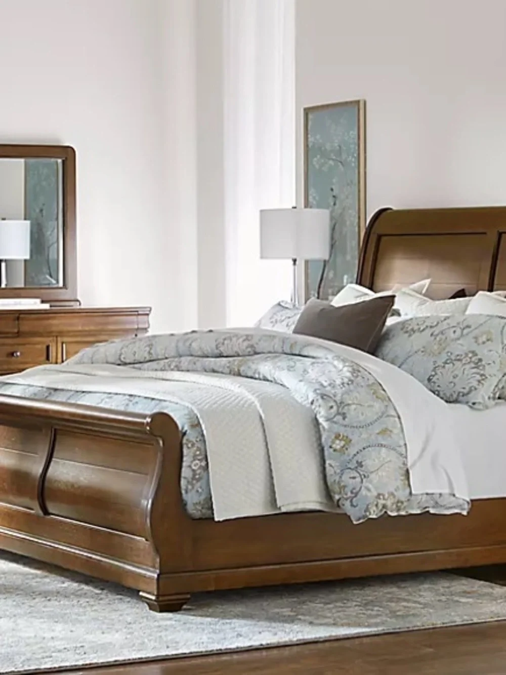 Gorgeous Elysian Linen Blend 3Pc King Duvet Set, New